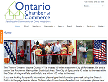 Tablet Screenshot of ontarionychamber.org